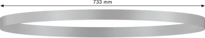 Bosch PRO CB2824 Bandsägeblatt 733 mm, fein 24 TPI.