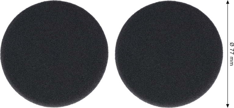 Bosch Polierschwamm 77 mm Finish, 2er Set.