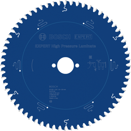 Bosch EXPERT Hochdruck-Laminat-Kreissägeblatt, 235 mm.