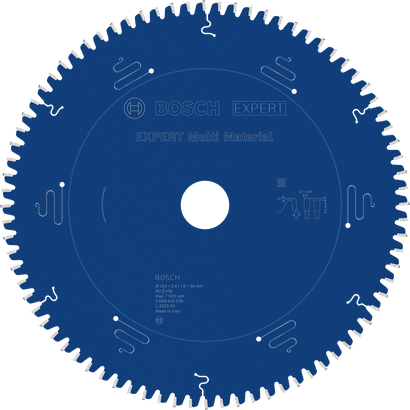 Bosch EXPERT Multi Material Kreissägeblatt, 80 Zähne.