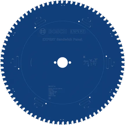 Bosch EXPERT Sandwichplatten-Kreissägeblatt, 80 Zähne.