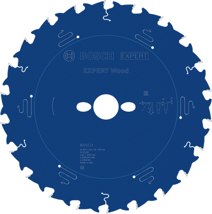Bosch EXPERT Wood Kreissägeblatt 254 mm für präzise Holzschnitte.