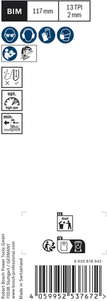 Bosch EXPERT Hartholz 2-seitig sauber T 308 BF Stichsägeblatt.