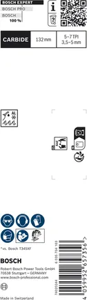 Bosch EXPERT Multi Material T367XHM Stichsägeblatt, hartmetallbestückt.