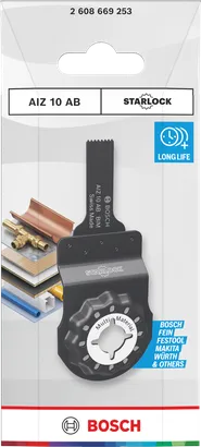 Bosch Starlock AIZ 10 AB Mehrmaterial-Schneidklinge.