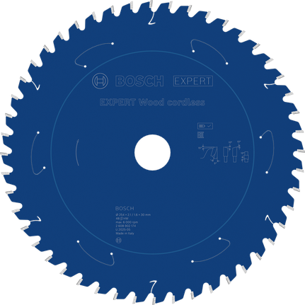 Bosch -Kreissägeblatt EXPERT Wood von Bosch, 48 Zähne.