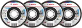 Bosch X451 Fächerscheiben-Set 115 mm, gemischte Körnungen.