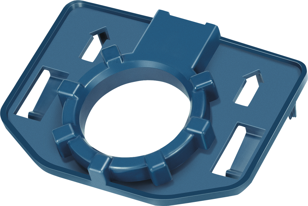 Bosch Staubbeutelhalter-Kunststoffadapter für Staubsaugeraufsatz.
