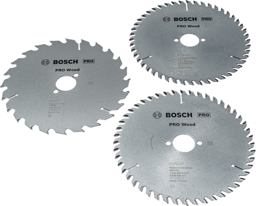 Bosch PRO Holz-Kreissägeblatt 190 mm 3er-Pack.