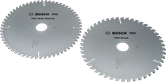 Bosch PRO Kreissägeblätter für Holz und verschiedene Materialien, 216 mm.