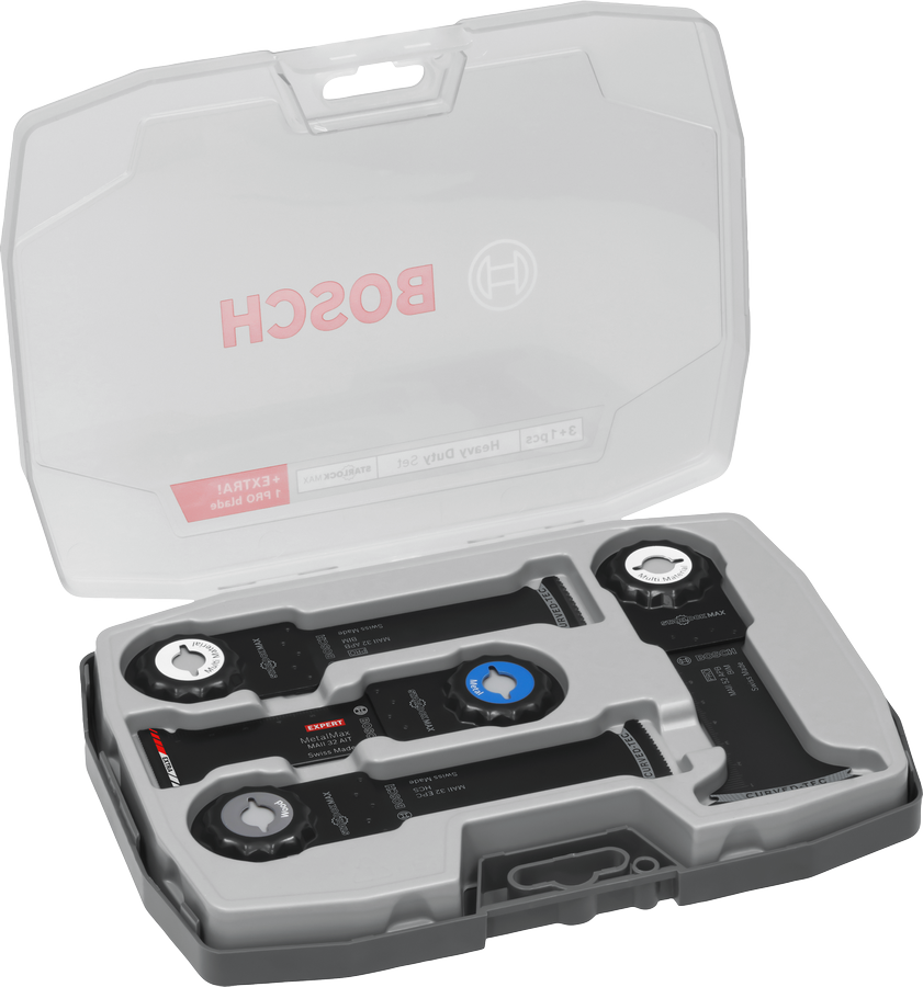 Bosch Heavy Duty Set 4-tlg. Oszillationswerkzeugklingen.