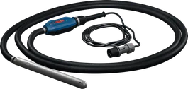 Bosch GDI38-500 Betonrüttler mit angeschlossenem Stromkabel.