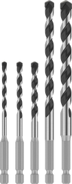 Bosch PRO HEX-5 Bohrerset, 5 Größen zum Bohren in Metall.