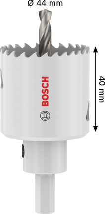 Bosch Multi Material Lochsäge mit Dorn 44x40 mm.