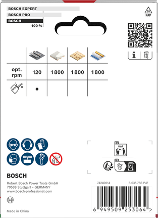 Bosch Multimaterial-Gewindelochsäge 73 x 40 mm.