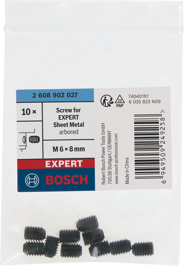 Schraube für EXPERT Sheet Metal Aufsteckhalter