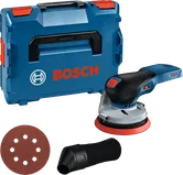 Bosch GEX 18V-125 Akku-Exzenterschleifer-Set.