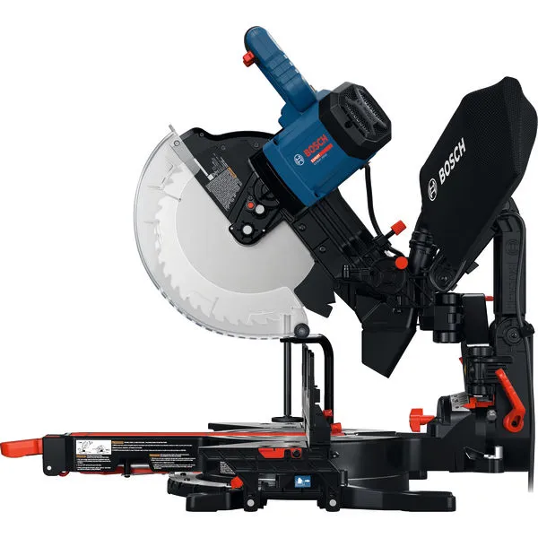 Bosch EXCM341-305GD Gehrungssäge mit Staubbeutel.