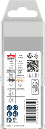 Bosch EXPERT T308BFP und T101B Stichsägeblätter, 26er-Pack.