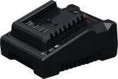 Bosch GAL 18V-40 Batterieladegerät mit Statusanzeige.