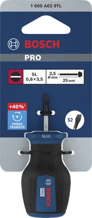 Bosch PRO Stubby SL 0,6 x 3,5 mm Schraubendreher.