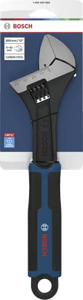 Bosch verstellbarer Schraubenschlüssel 300 mm mit 0-42 mm Öffnung.