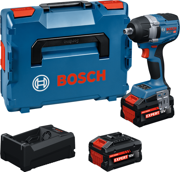 Bosch GDS 18V-750 Akku-Schlagschrauber-Set.