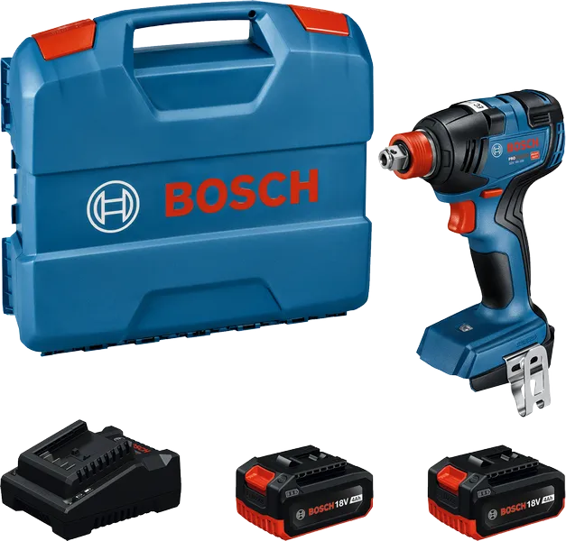 Bosch GDX 18V-200 Schlagschrauber-Set mit Akkus.