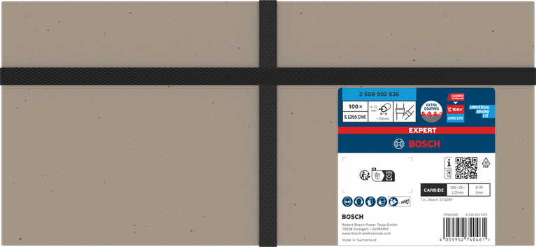 Bosch EXPERT S1255CHC Säbelsägeblatt, 100er-Packung.