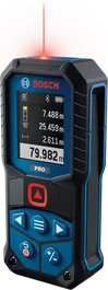 Bosch GLM80-35C Laser-Entfernungsmesser mit Digitalanzeige.