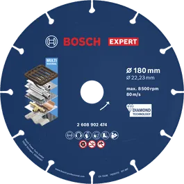 Bosch EXPERT Metall-Diamanttrennscheibe 180 mm.
