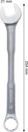Bosch Kombinationsschlüssel 21 mm Chrom-Vanadium.