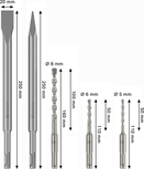 Bosch SDS plus-3C Meißel- und Bohrerset, 5-teilig.