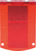 Laserzieltafel (rot)