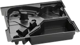 Bosch Einlegeschale zur übersichtlichen Organisation von Werkzeugzubehör.