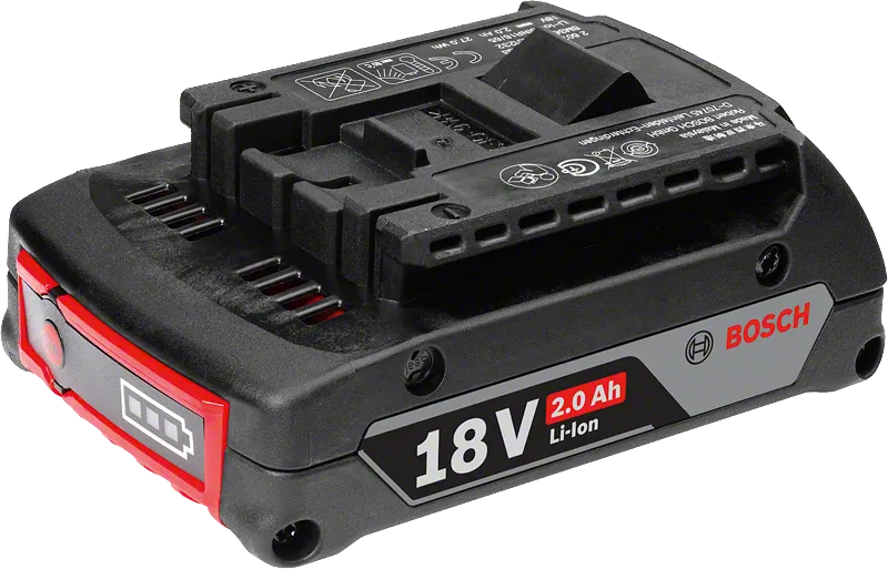 Batterie lithium-ion Bosch 18 V 2,0 Ah.