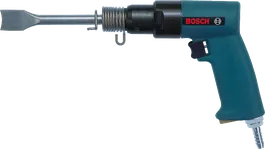 Marteau burineur pneumatique Bosch , fréquence d'impact de 3600 coups par minute.