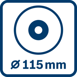 Diamètre du disque 115 mm 