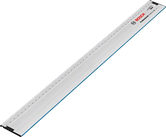 Accessoire de rail de guidage en métal avec repères de mesure, conçu pour un alignement précis des outils.