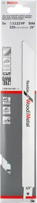 Lame de scie alternative Bosch S 1122 VF 9″.