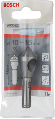 Fraise à chanfreiner pour trous obliques Bosch 10–15 mm.
