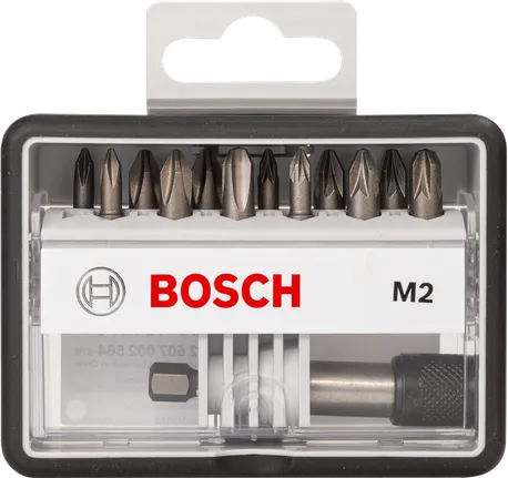 Jeu d'embouts de tournevis Bosch Robust Line 12+1.