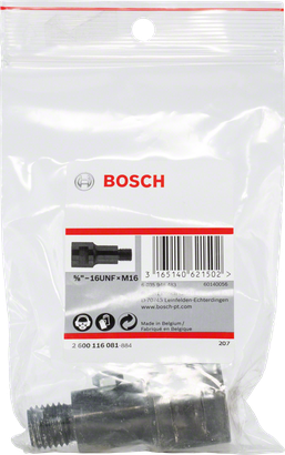 Adaptateur Bosch 5/8″-16 UNF vers M16.