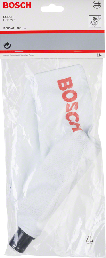 Accessoire pour sac à poussière Bosch.