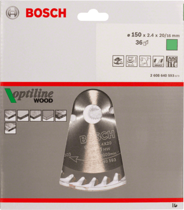 Bosch HM lame de scie Optiline wood 250x3,2x30mm z = 60 augmentera/N 