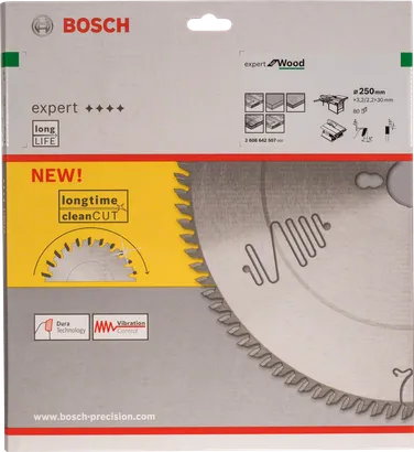 Lame de scie circulaire Bosch Expert for Wood.