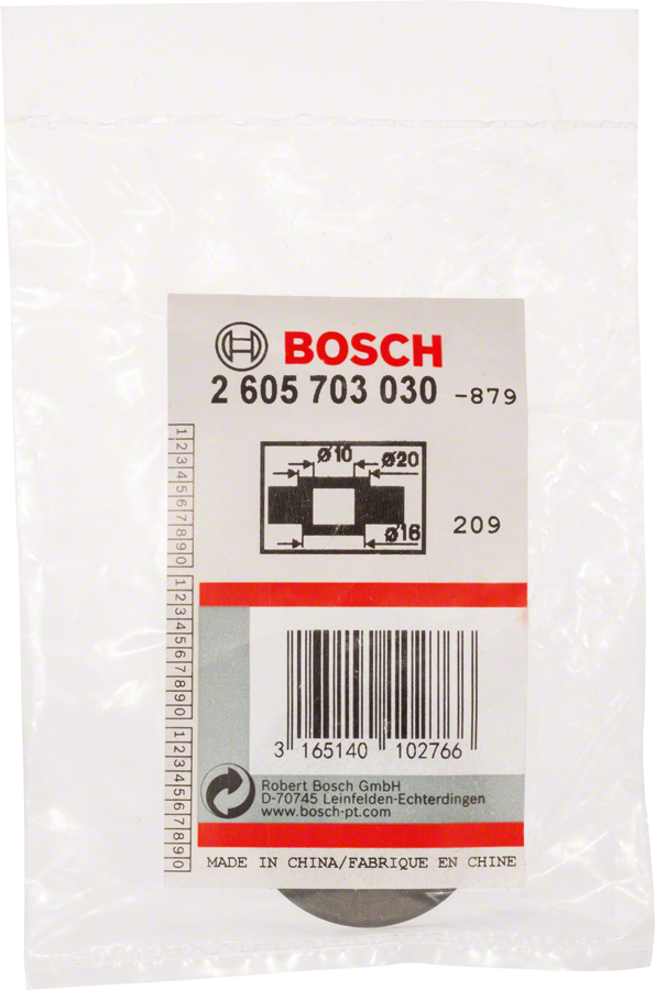 Bride de support Bosch 20 × 10 × 16 mm.