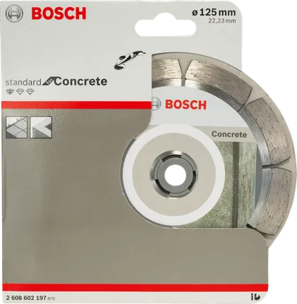 Disque à tronçonner le béton Bosch 125 mm pour meuleuses d'angle.