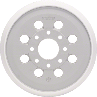 Plateau de ponçage souple Bosch 125 mm avec 8 trous.