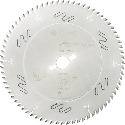 Lame de scie circulaire Bosch Top Precision Best for Wood 300 mm.